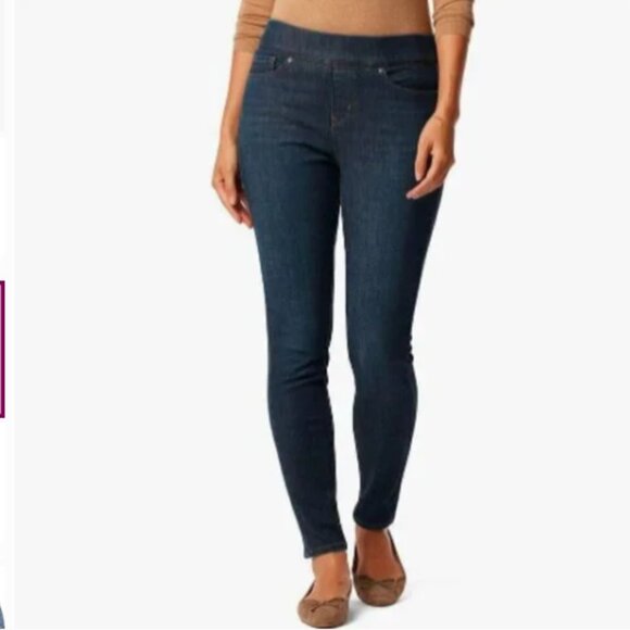 NWT LEV'IS STRAUSS GOLD Totally Shaping Pull-on High Rise Skinny Jean 18 Stretch - Picture 3 of 17